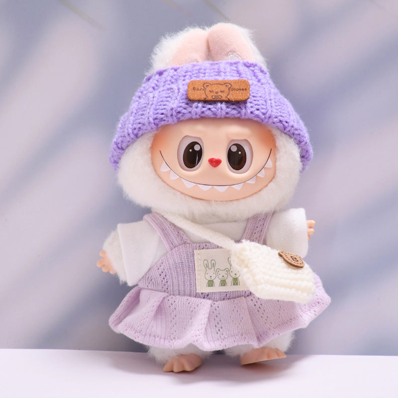 Ropa Estilo Coquette para Muñeca Labubu 17cm – Accesorios para Personalizar (Muñeca No Incluida)