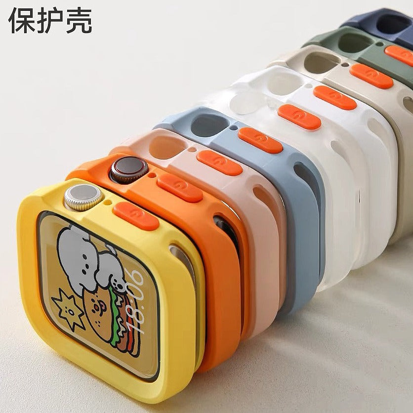 Funda Protectora para Apple Watch S10 Anti-impacto con Borde Suave