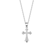 Cadena de Plata 925 con Cruz para Mujer – Varios Diseños Disponibles