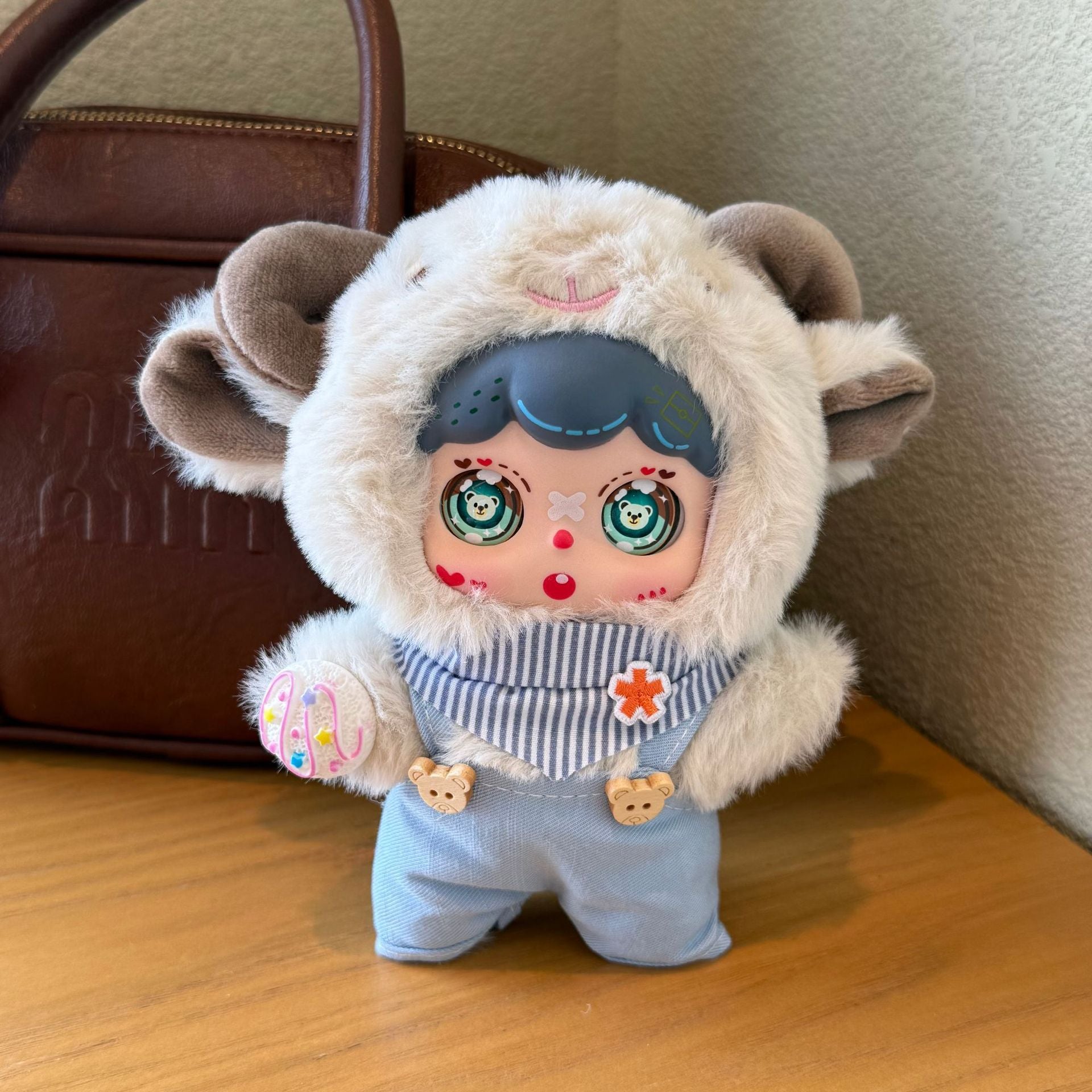 Muñeco De Peluche Cara Adorable: Charms Para Colgar En Mochilas Y Bolsos
