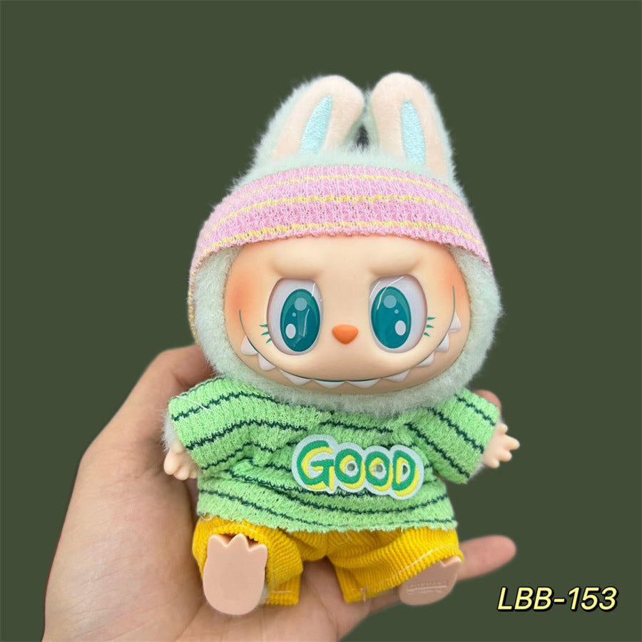 Disfraces y ropa en diseños adorables: para la bubu de 17cm, (Muñeca no incluida)