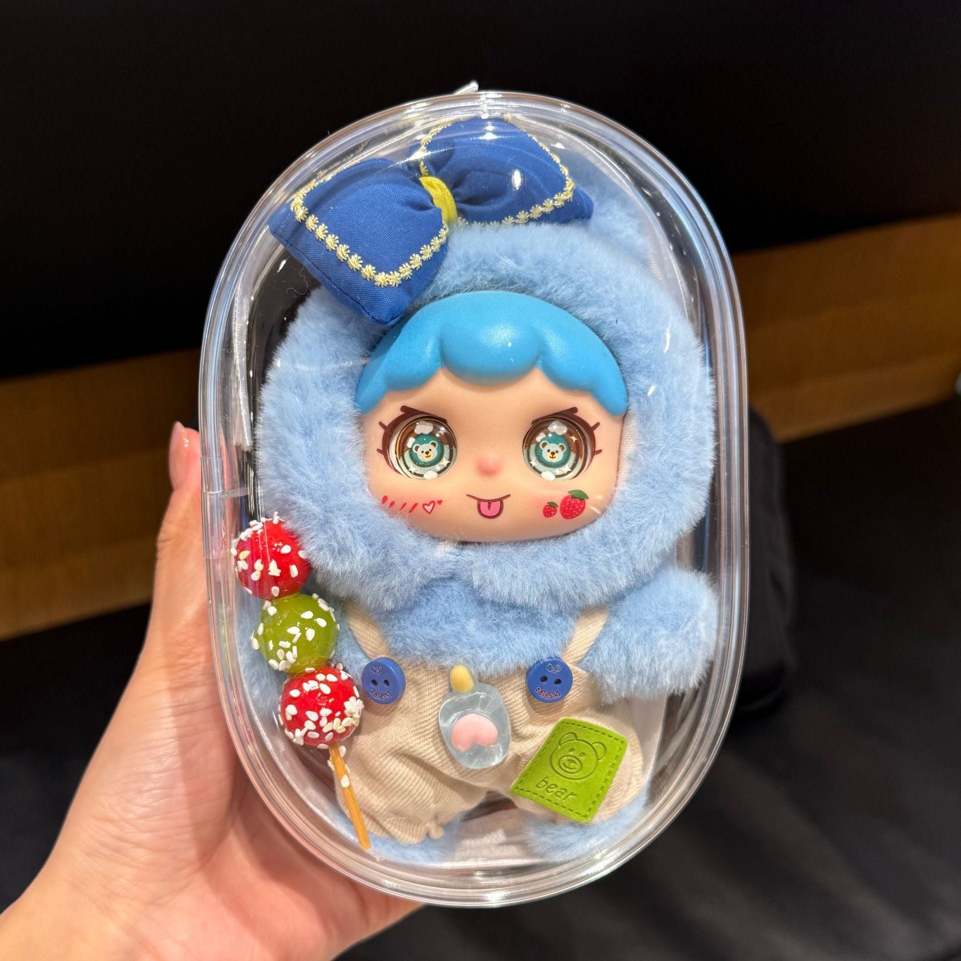 Muñeco De Peluche Cara Adorable: Charms Para Colgar En Mochilas Y Bolsos