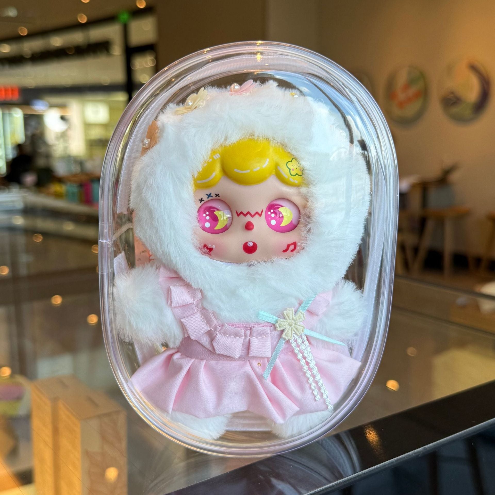 Muñeco De Peluche Cara Adorable: Charms Para Colgar En Mochilas Y Bolsos
