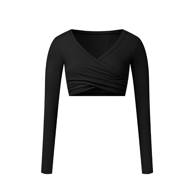 Top ajustado deportivo color básico para mujer