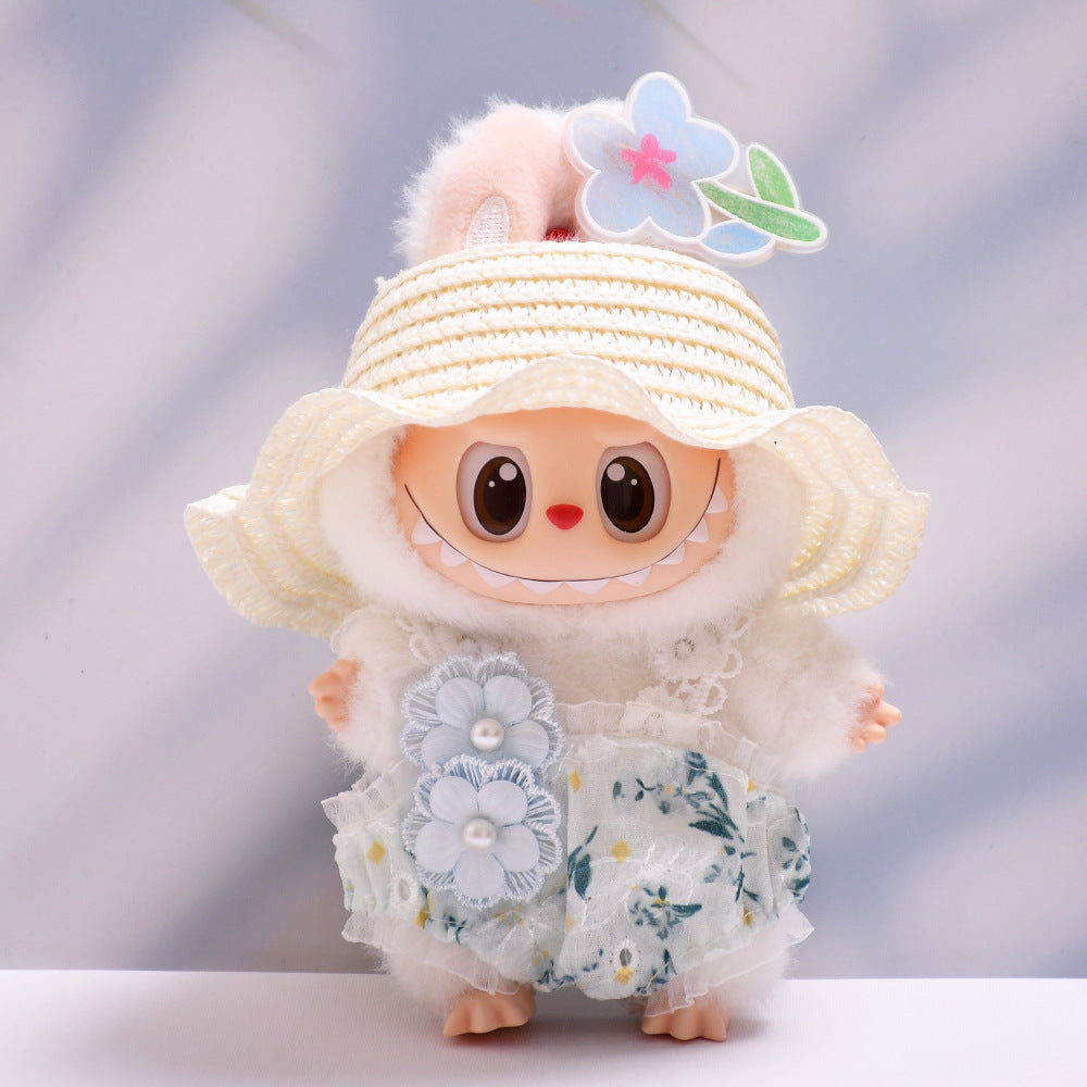 Ropa Estilo Coquette para Muñeca Labubu 17cm – Accesorios para Personalizar (Muñeca No Incluida)