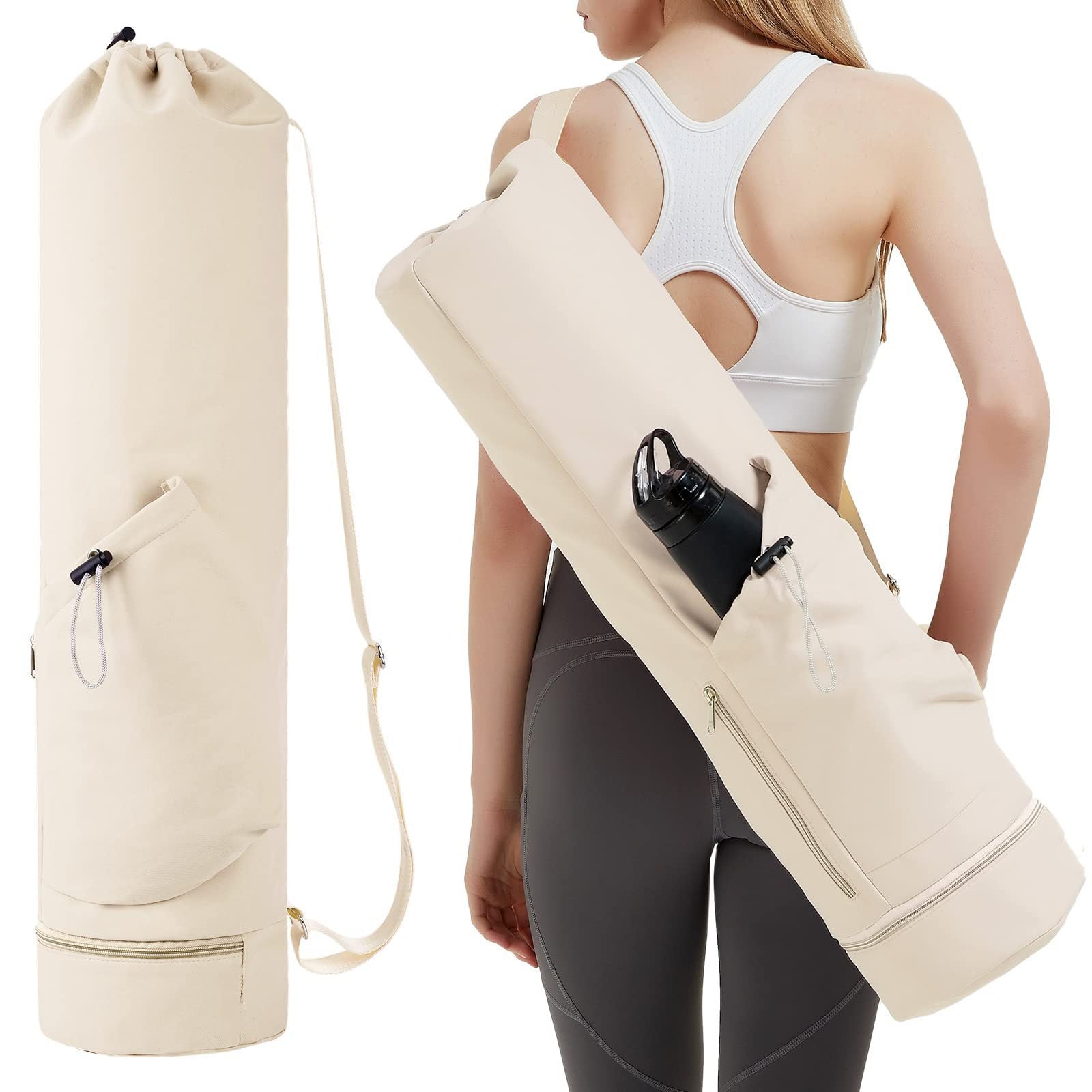 Yoga and Fitness Backpack with Mat Compartment: Perfect for Travel and Gym