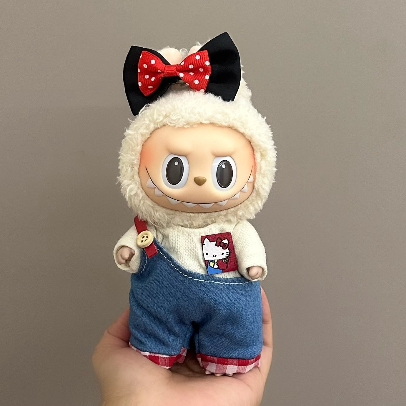 Playful Threads: Compatible with Labubu, Clothing Set, Accessories for 17cm Dolls, Accessories for Labubu (No Doll)