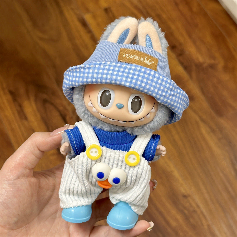 Cute Companions: Compatible with Labubu, Clothing Set, Accessories for 17cm Dolls, Accessories for Labubu (No Doll)