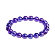 Pulsera de Amatista Natural: Alta Calidad, Color Intensivo, Amatista de Uruguay