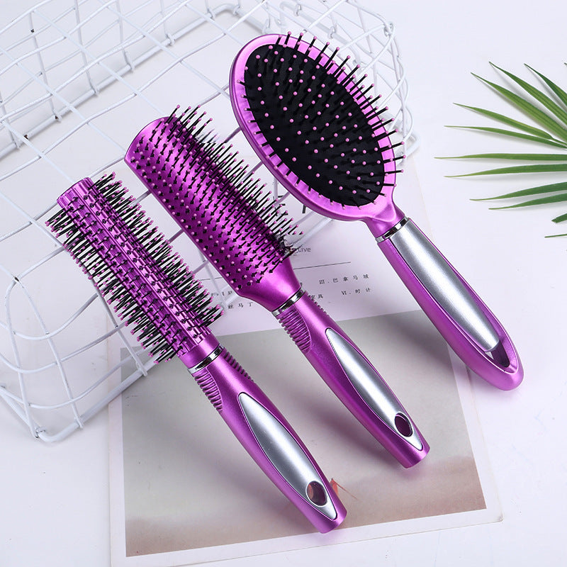 Cepillo de Masaje con Almohadilla de Aire: Herramienta de Peinado para Cabello Liso, Rizado y Flequillos, Diseño Elegante para Mujeres
