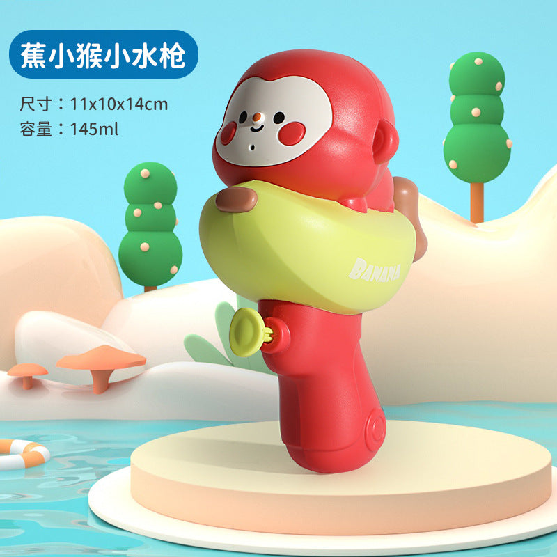 Pistolas de Agua para Niños con Diseño de Animales: Patito Amarillo y Dinosaurio, Juguetes de Verano para Playa y Juegos Acuáticos