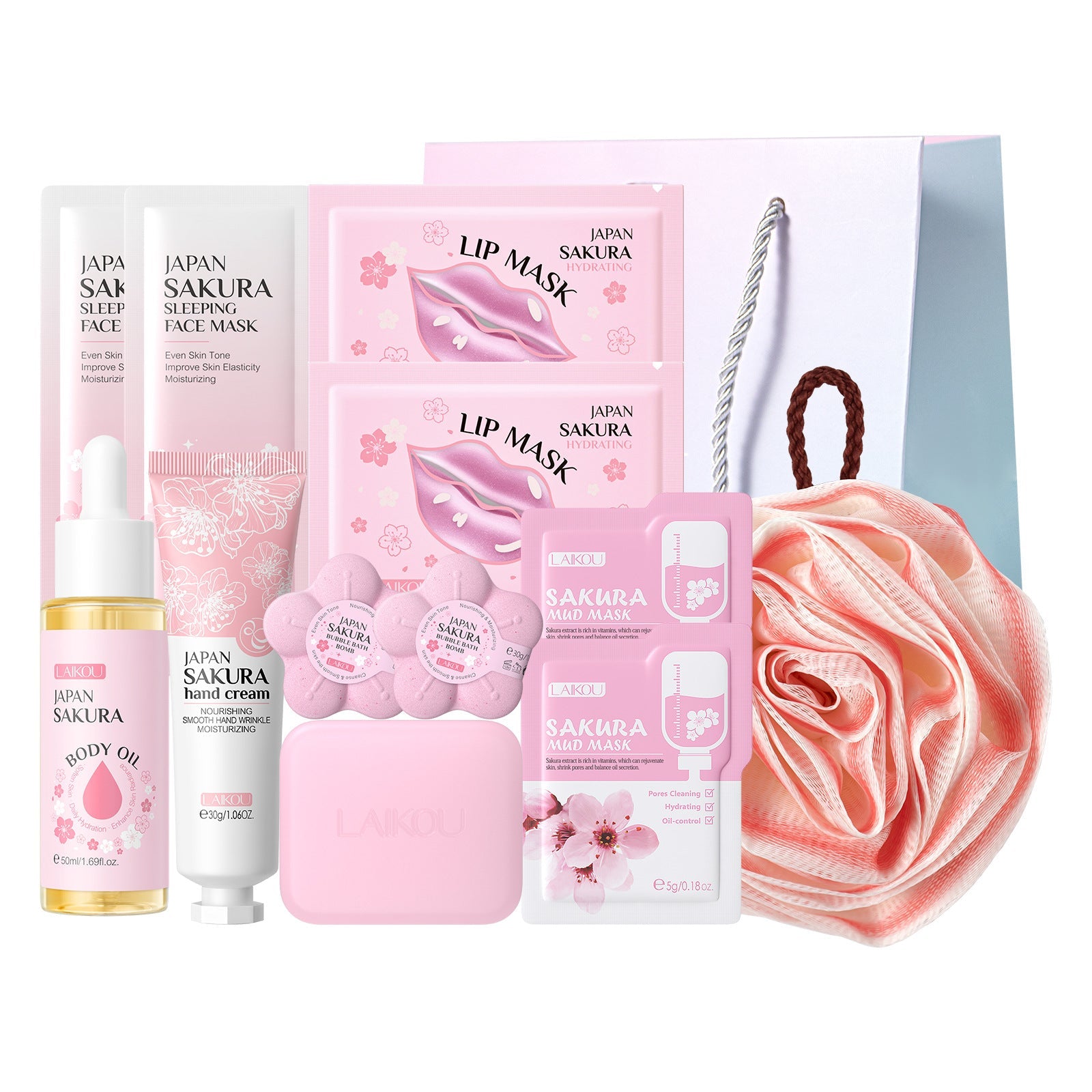 Kit de Cuidado Facial LAIKOU – Hidratación Profunda y Revitalizante para viaje