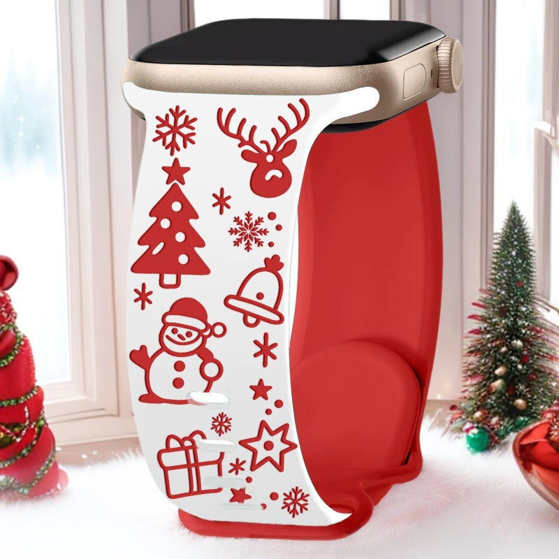 Correa de reloj para Apple Watch: Diseños de Navidad