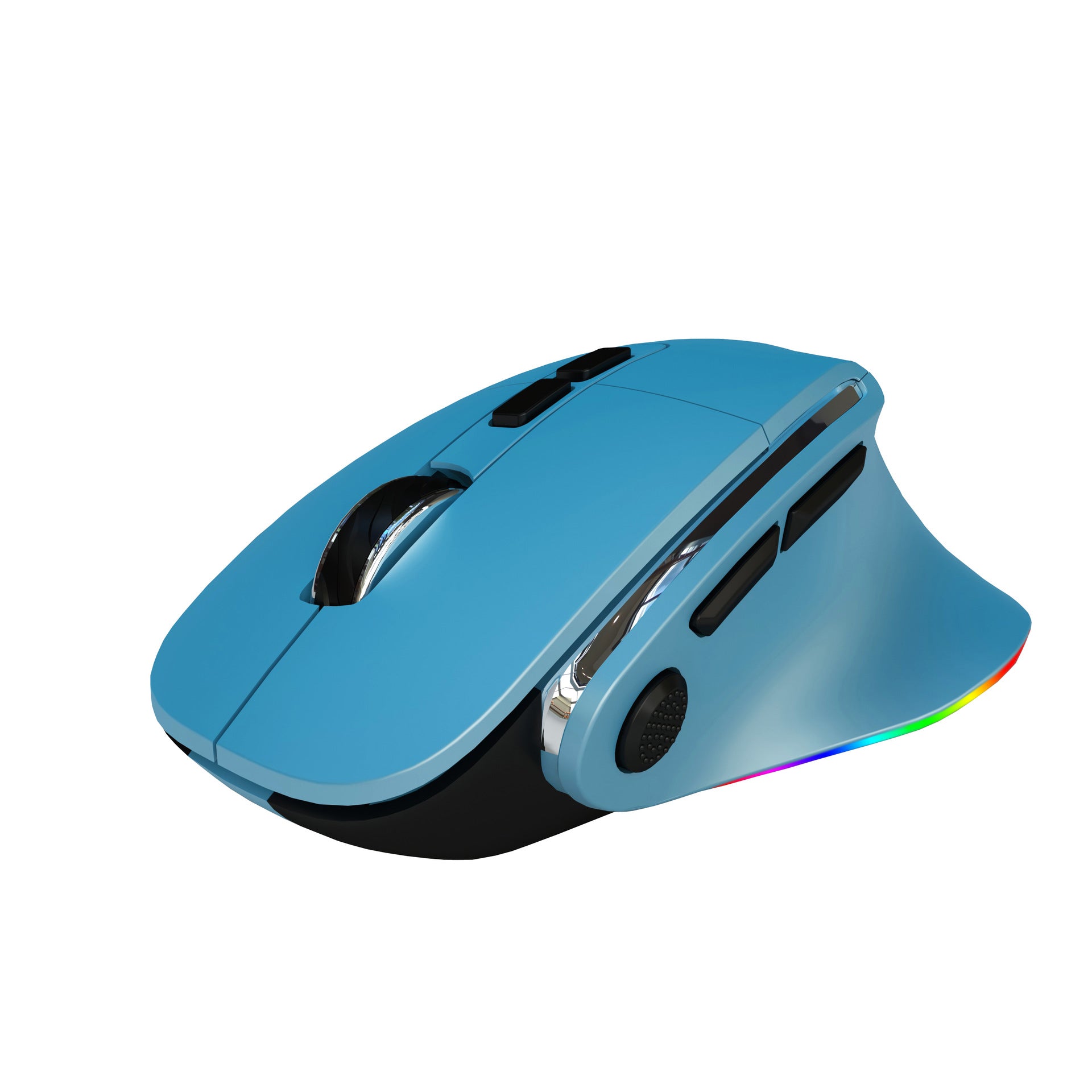Ratón Bluetooth Inalámbrico de Doble Modo Tipo-C: Compatible con Tablets, Móviles, iPad y Accesorios de Computadora