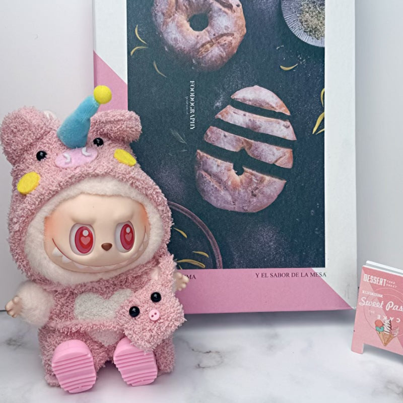 Soft Saga: Compatible with Labubu, Clothing Set, Accessories for 17cm Dolls, Accessories for Labubu (No Doll)