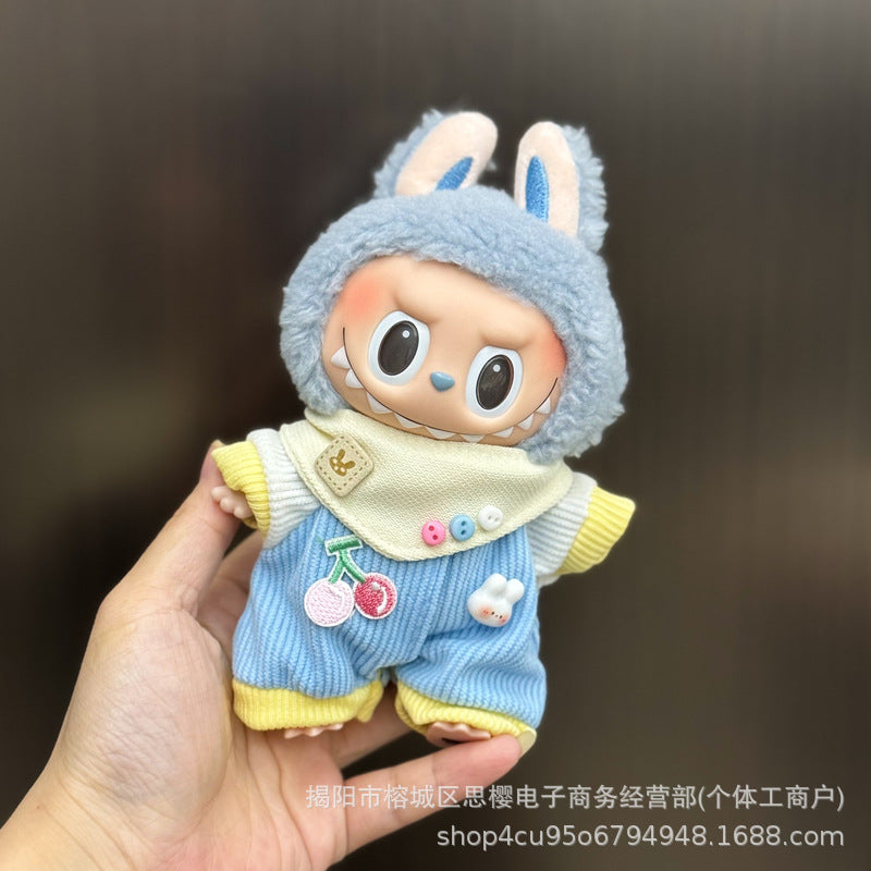 Ropa de Invierno para Muñecas Labubu de 17cm – Sets Calientitos y Adorables (Muñeca no incluida)
