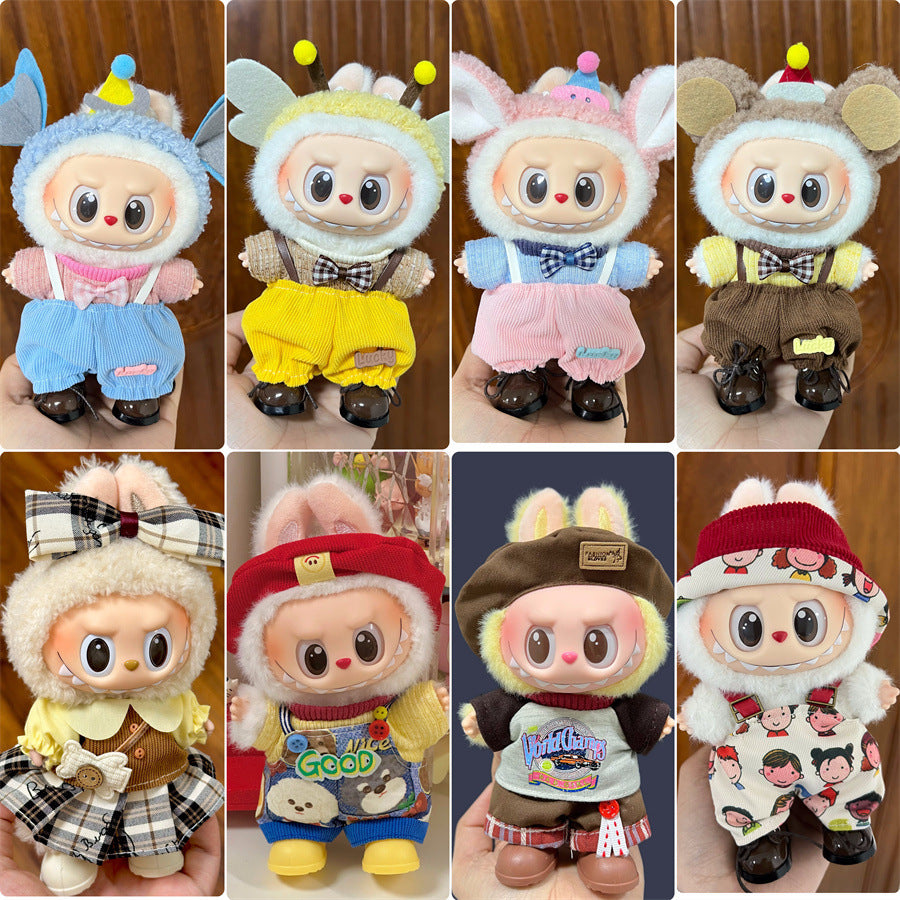 Disfraces y ropa en diseños adorables: para la bubu de 17cm, (Muñeca no incluida)
