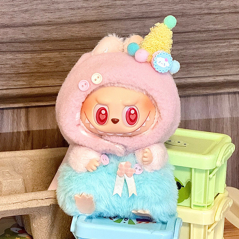 Ropa Kawaii para Muñecas Labubu de 17cm – Accesorios Adorables (Muñeca no incluida)