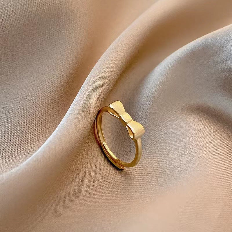 Anillo Juvenil Ajustable en Plata S925 – Estilo de Lazo para Adolescentes