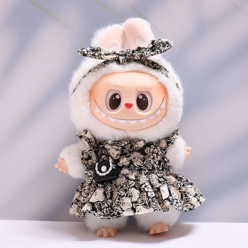 Ropa Estilo Coquette para Muñeca Labubu 17cm – Accesorios para Personalizar (Muñeca No Incluida)