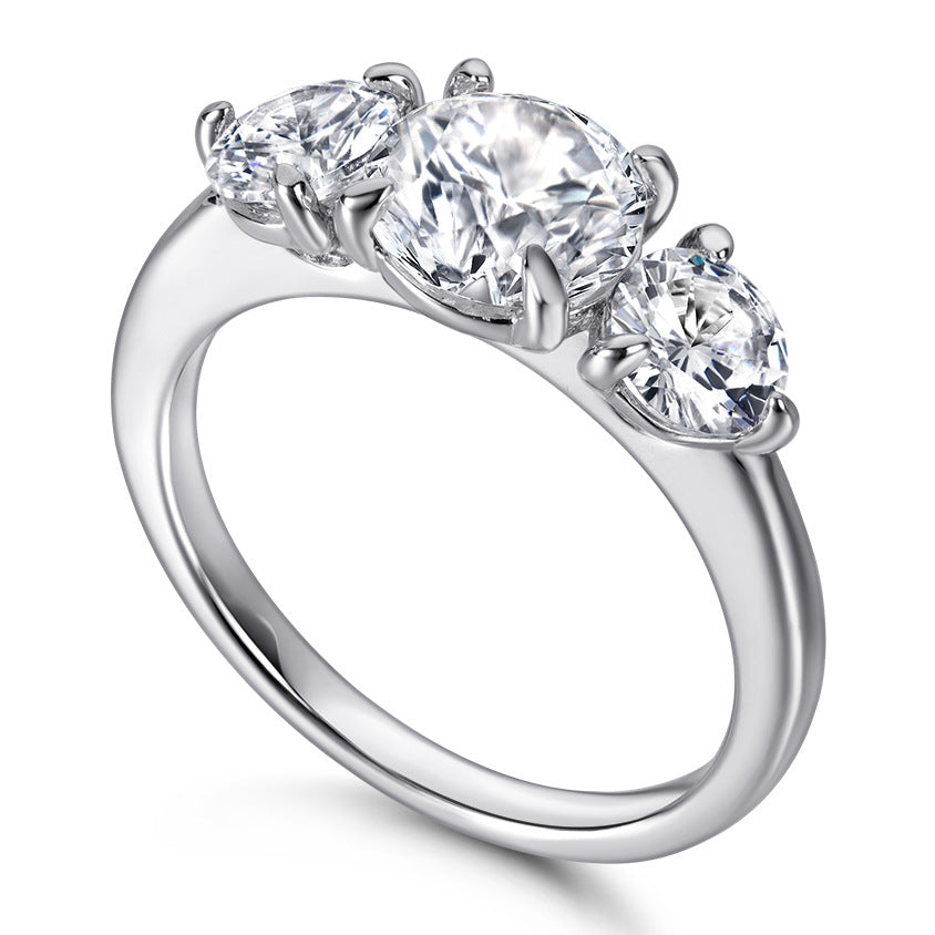 Anillo de Promesa en Plata 925 para Mujer – Circonitas Estilo Diamante