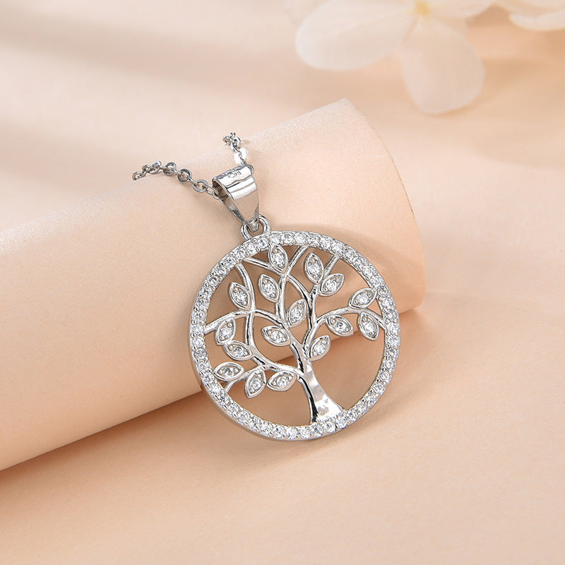 Collar de árbol de la vida en plata925: Crecimiento personal