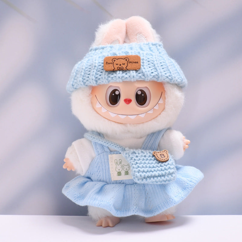 Ropa Estilo Coquette para Muñeca Labubu 17cm – Accesorios para Personalizar (Muñeca No Incluida)
