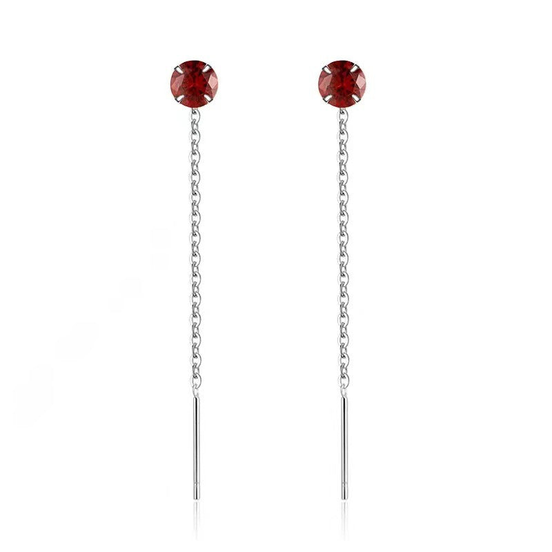 Pendientes Enhebrador en Plata 925 – Diseños de Trébol, Copo de Nieve, Corazón y Mariposa