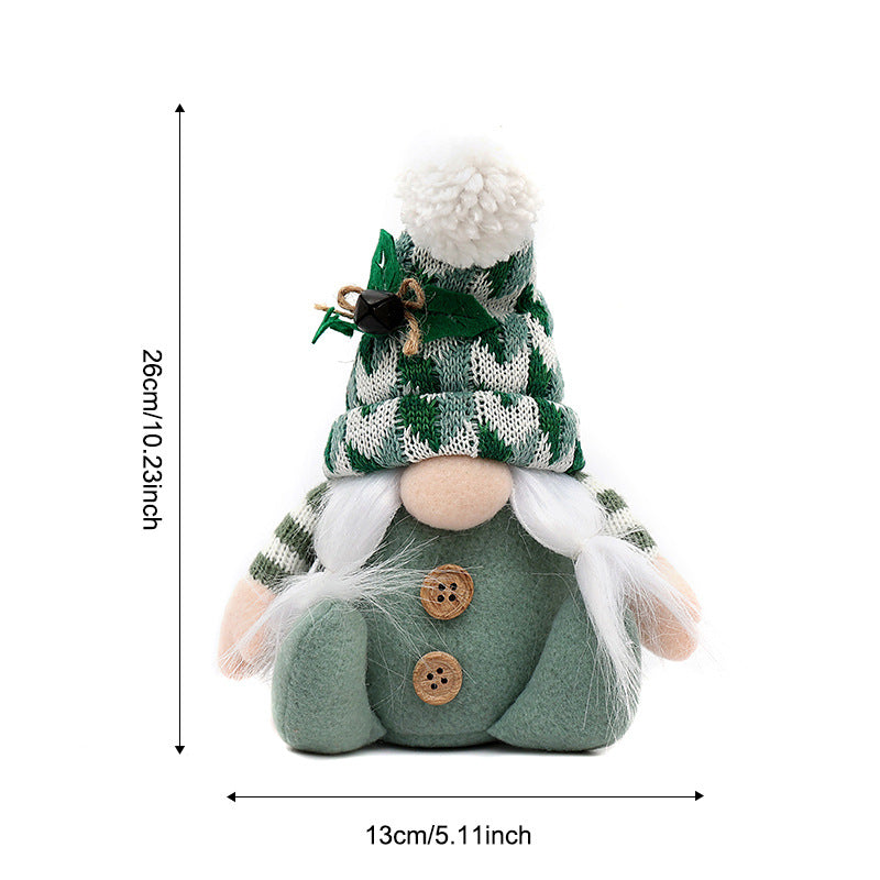 Muñecos Navideños Decorativos : Peluches de Duende, Pingüino, Hombre de Galleta, Reno y Nomo