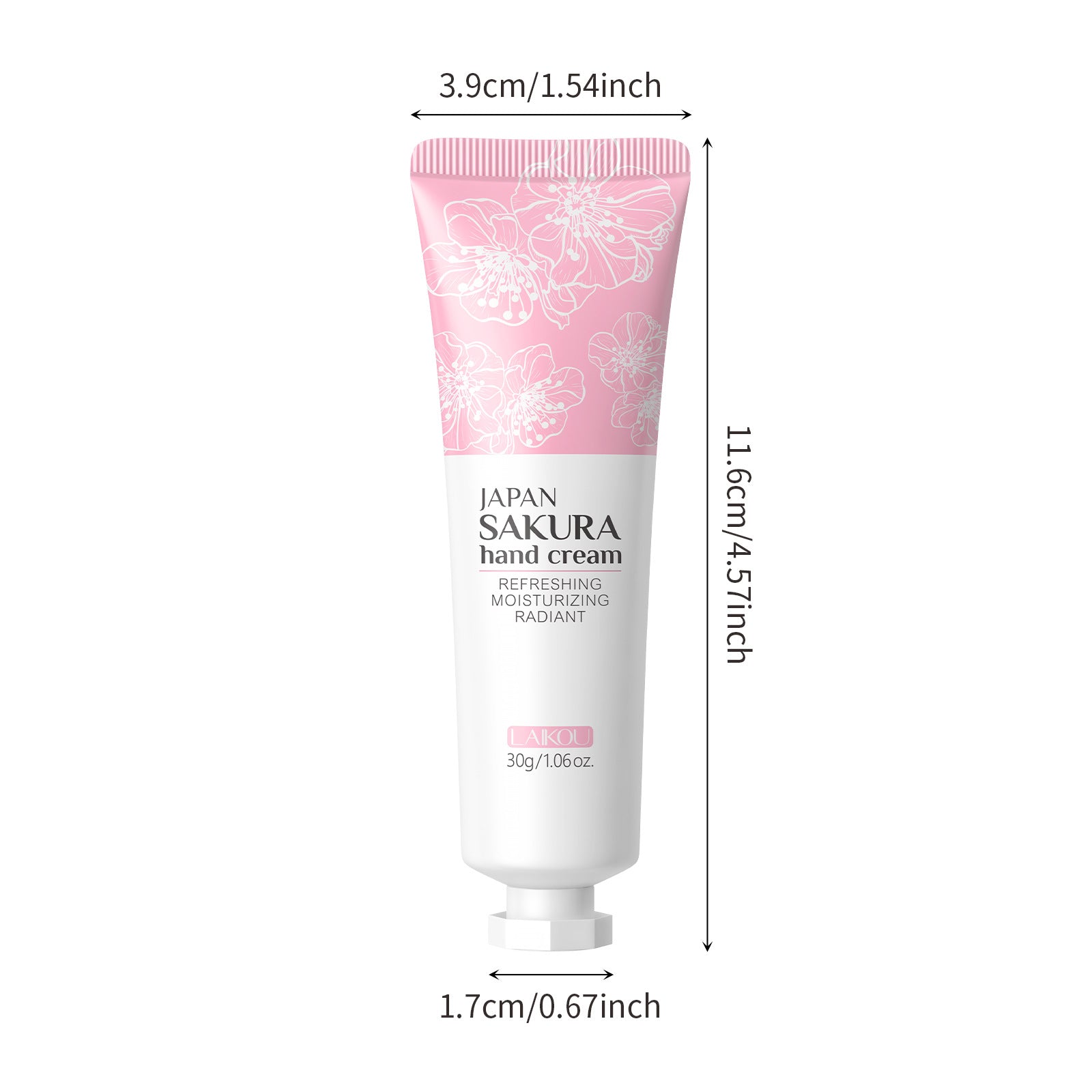 Crema de Manos Hidratante de Cereza de Laikou 30g: Frescura y Hidratación, Producto Aprobado por