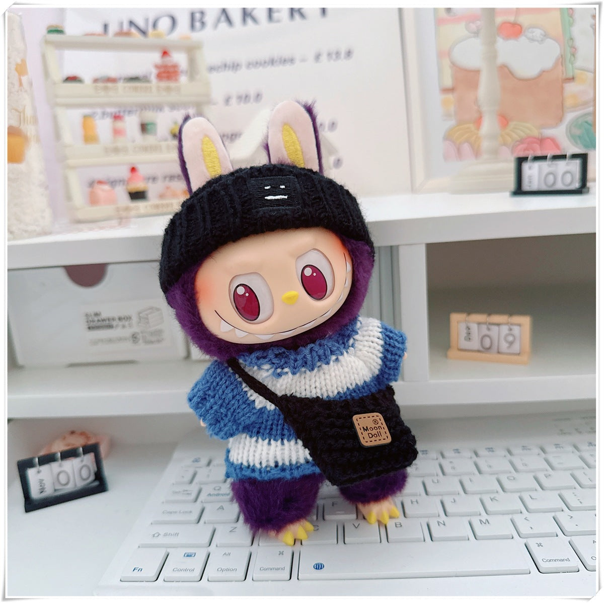 Tender Thread: Compatible with Labubu, Clothing Set, Accessories for 17cm Dolls, Accessories for Labubu (No Doll)