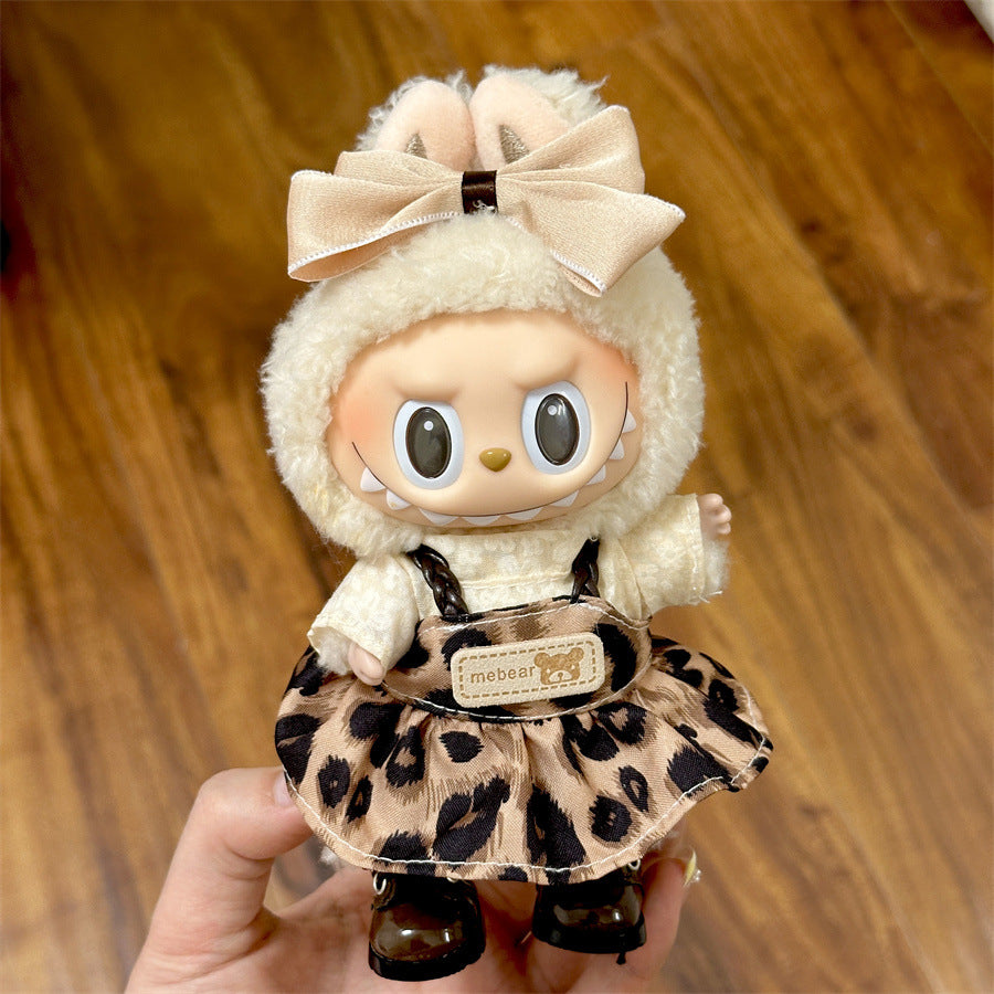 Cute Companions: Compatible with Labubu, Clothing Set, Accessories for 17cm Dolls, Accessories for Labubu (No Doll)