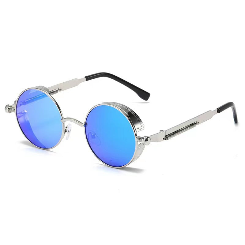 Gafas de Sol Redondas Cyberpunk con Lentes de Colores