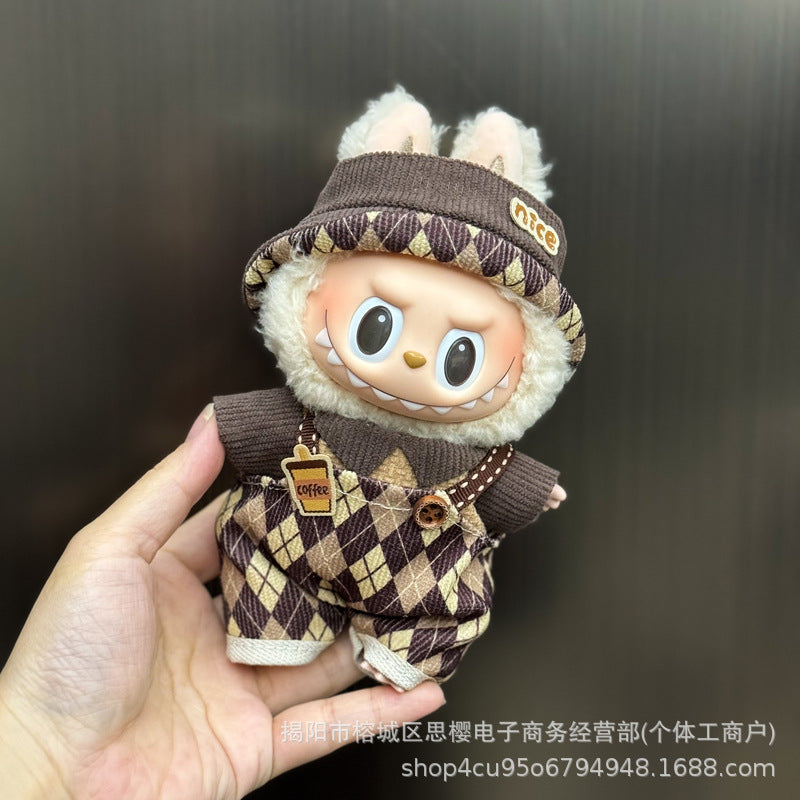 Ropa de Invierno para Muñecas Labubu de 17cm – Sets Calientitos y Adorables (Muñeca no incluida)