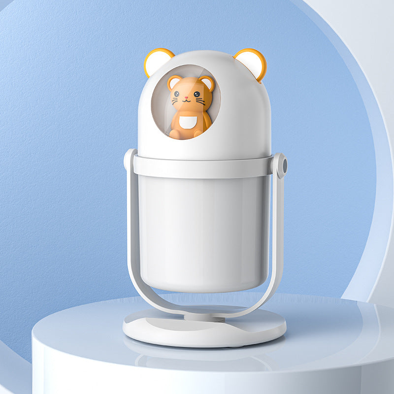 Humidificador inteligente infantil con luz nocturna y gran capacidad, silencioso y recargable por USB