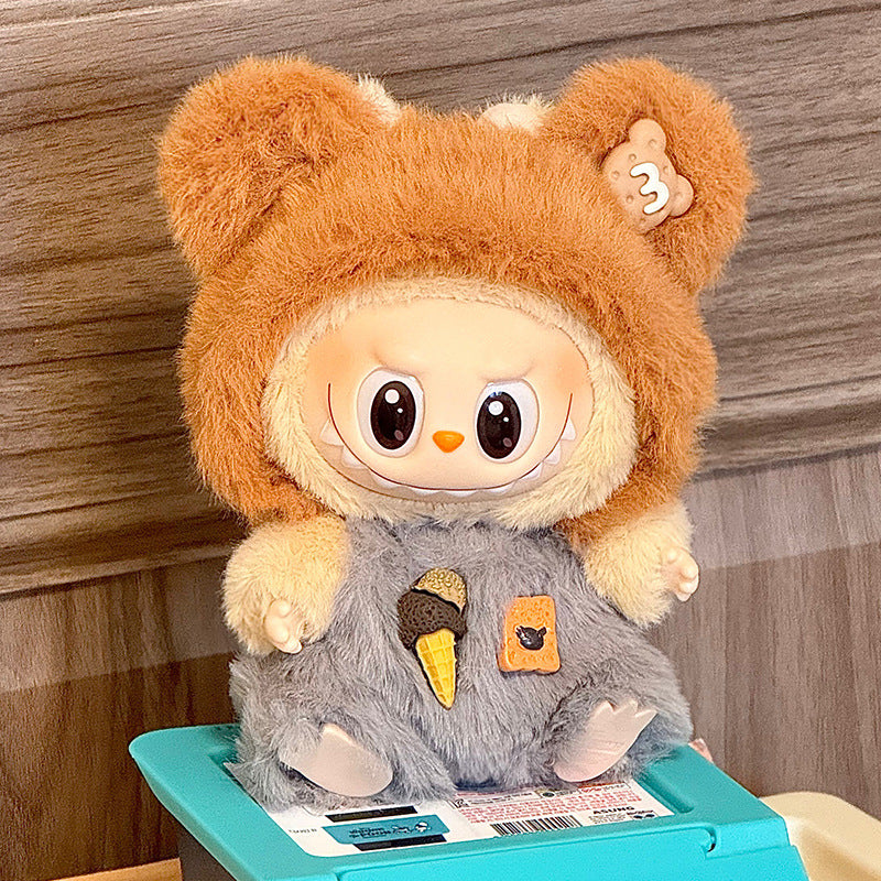 Ropa Kawaii para Muñecas Labubu de 17cm – Accesorios Adorables (Muñeca no incluida)
