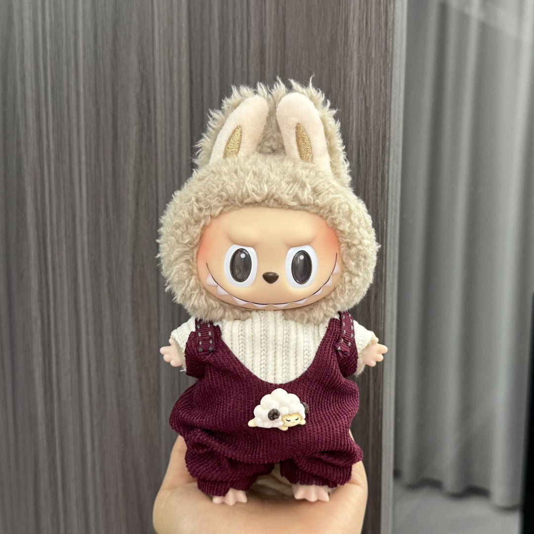 Ropa para muñecas estilo boho chick, para Muñecas Labubu de 17cm (Muñeca no incluida)