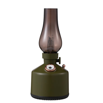 Humidificador Vintage con Luz Nocturna – Difusor de Aromas Tipo Lámpara de Petróleo