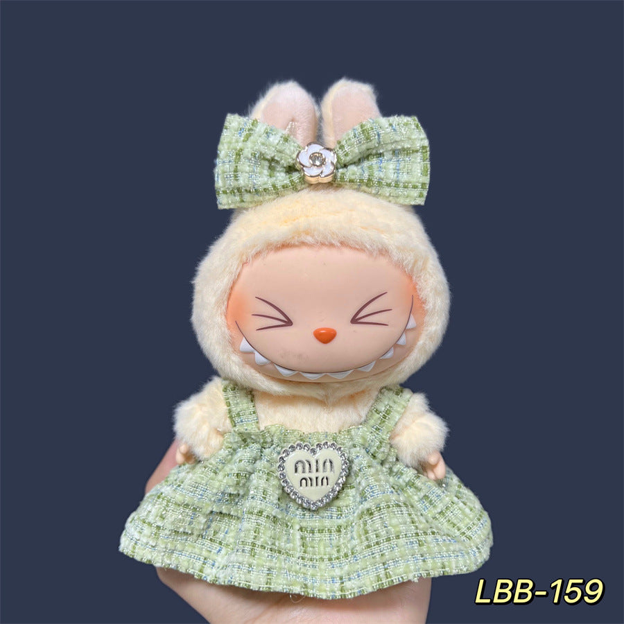 Disfraces y ropa en diseños adorables: para la bubu de 17cm, (Muñeca no incluida)