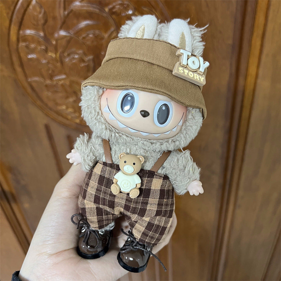 Cute Companions: Compatible with Labubu, Clothing Set, Accessories for 17cm Dolls, Accessories for Labubu (No Doll)