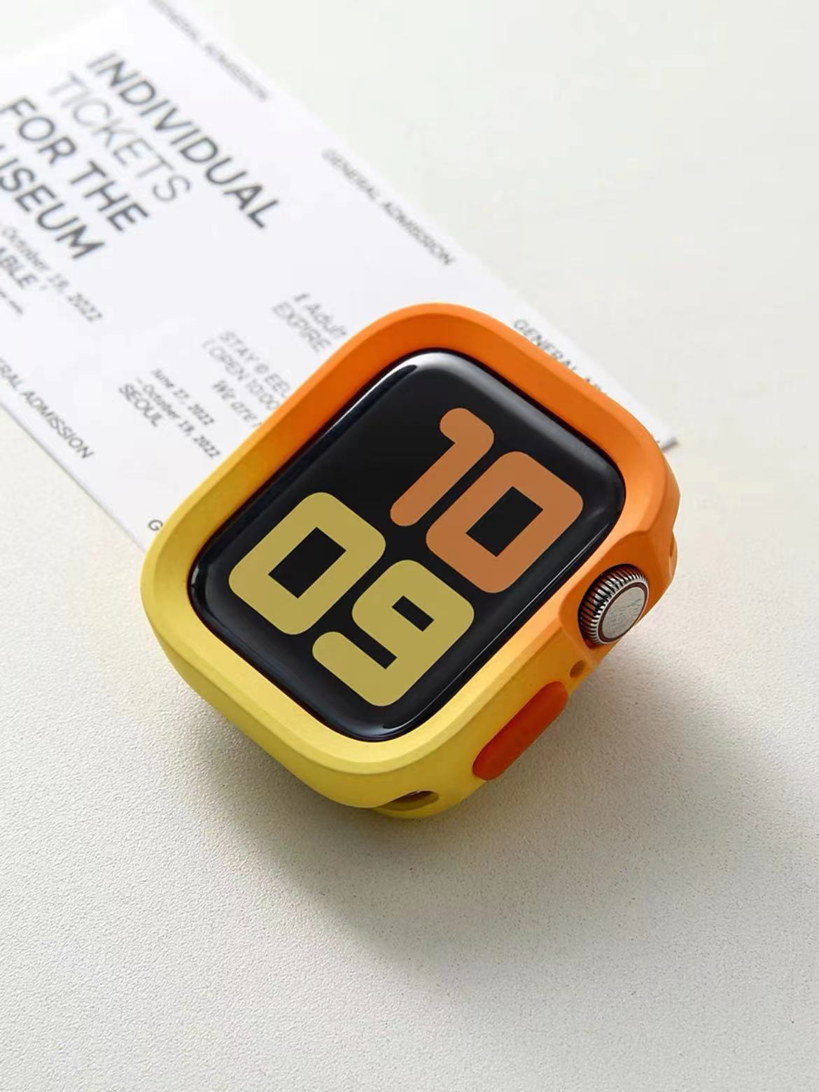 Funda Protectora para Apple Watch S10 Anti-impacto con Borde Suave