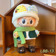 Ropa Divertida para Labubu de 17 cm – Accesorios con Diseños Tiernos para Muñecas (Muñeca no incluida)