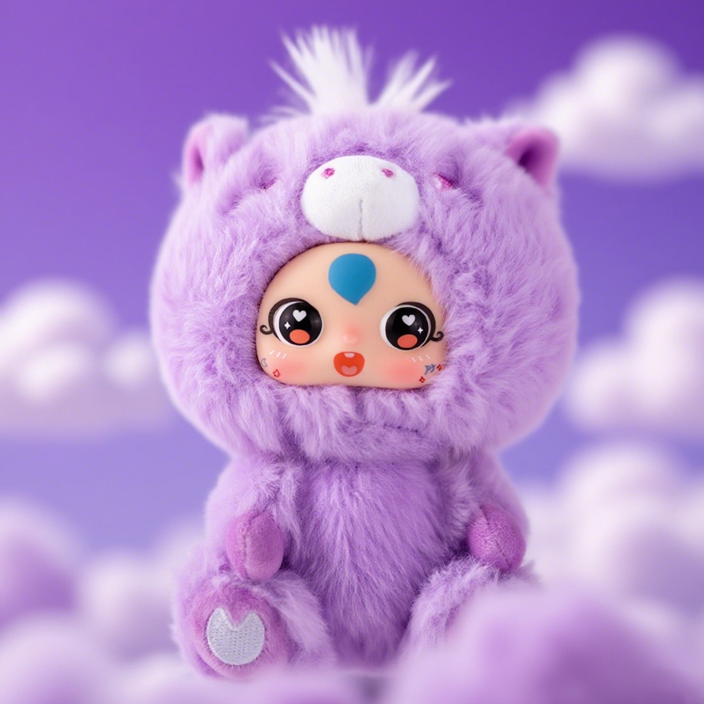 Adorable Silicone Doll Keychain for Girls' Birthday Gift