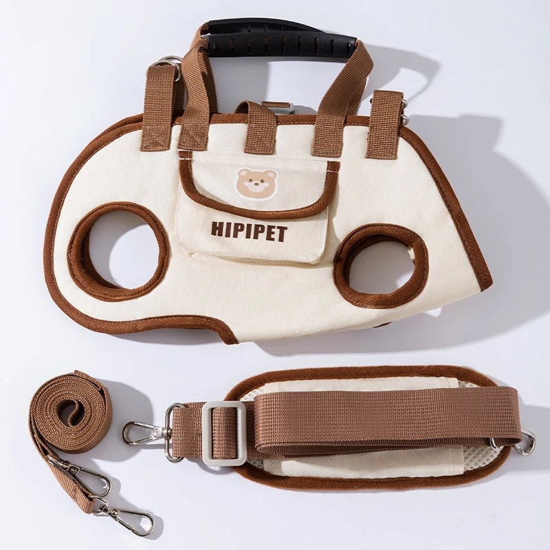 Bolsa de transporte para perros pequeños – Portátil, cómoda y con correa resistente