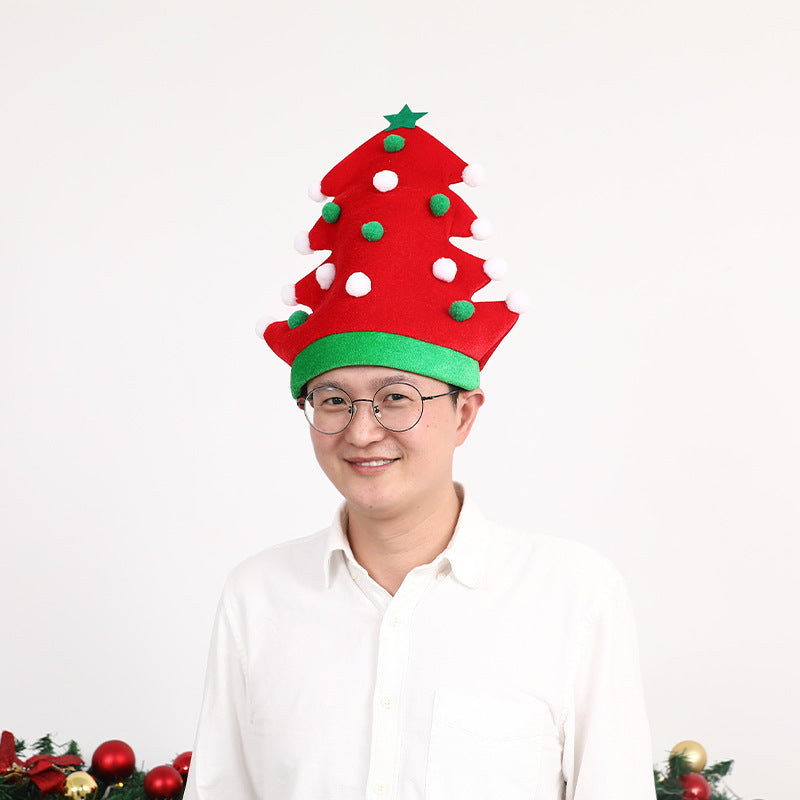 Gorro Navideño Divertido con Diseños de Santa Claus, Árbol de Navidad y Pantalones Invertidos