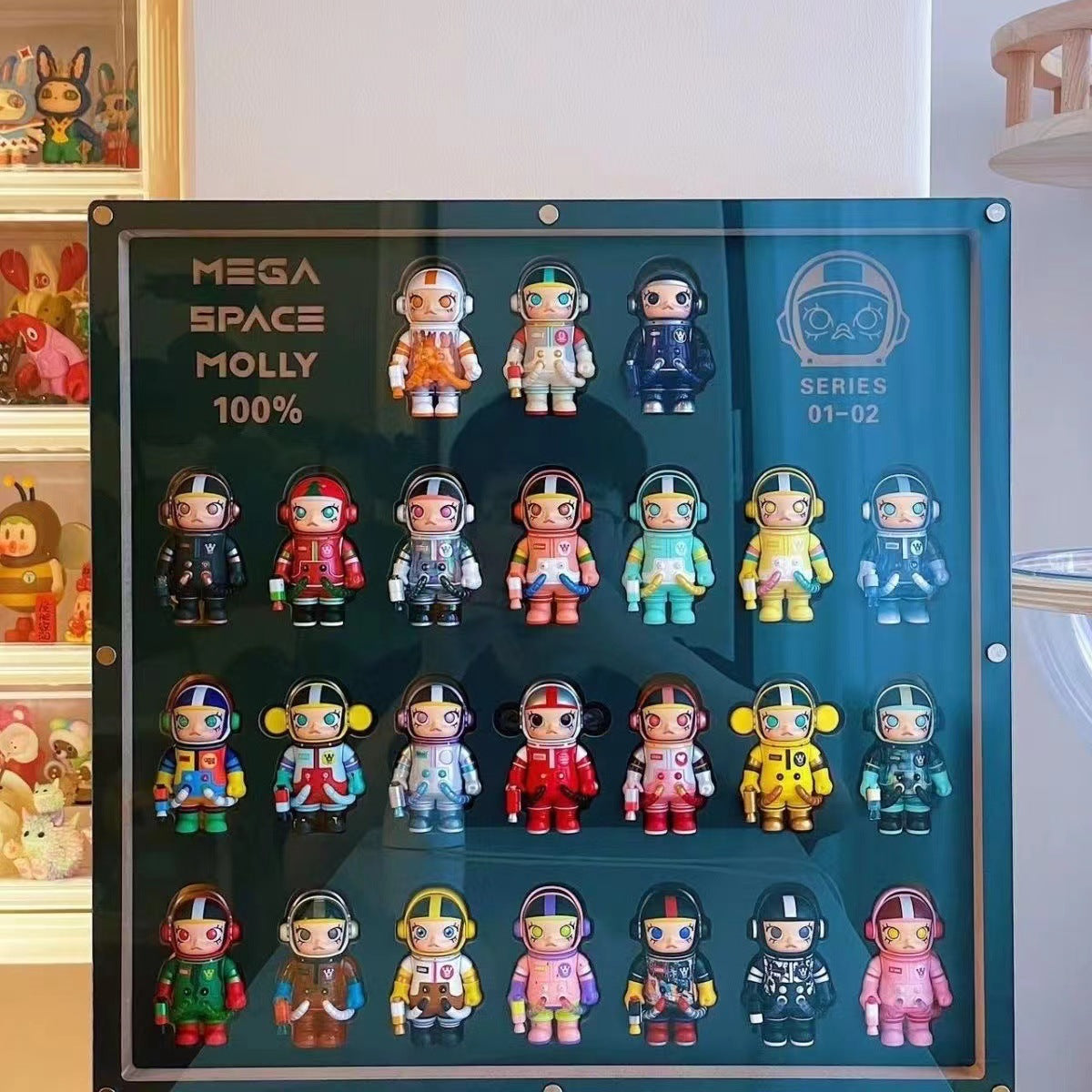 Caja Acrílica de Exhibición para SPACEMolly – Compatible con Blind Box Modelos 1, 2 y 3