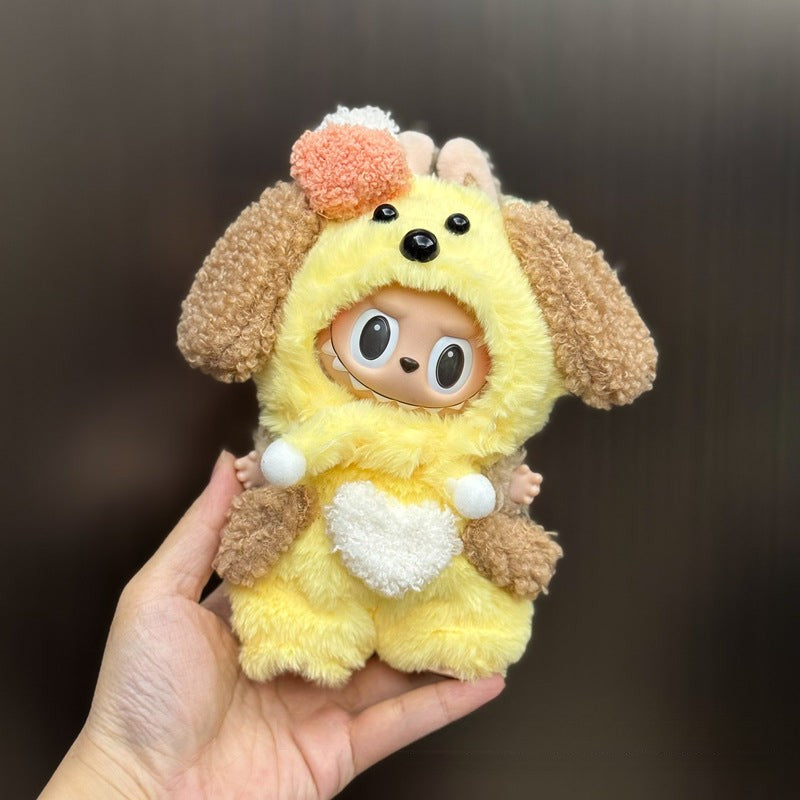 Disfraz Tierno para Muñeca Labubu 17 cm – Accesorios para Personalizar (Muñeca No Incluida)