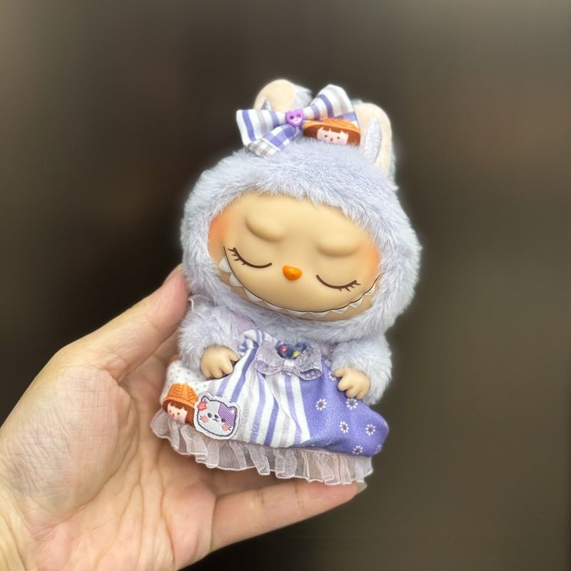 Ropa de Invierno para Muñecas Labubu de 17cm – Sets Calientitos y Adorables (Muñeca no incluida)