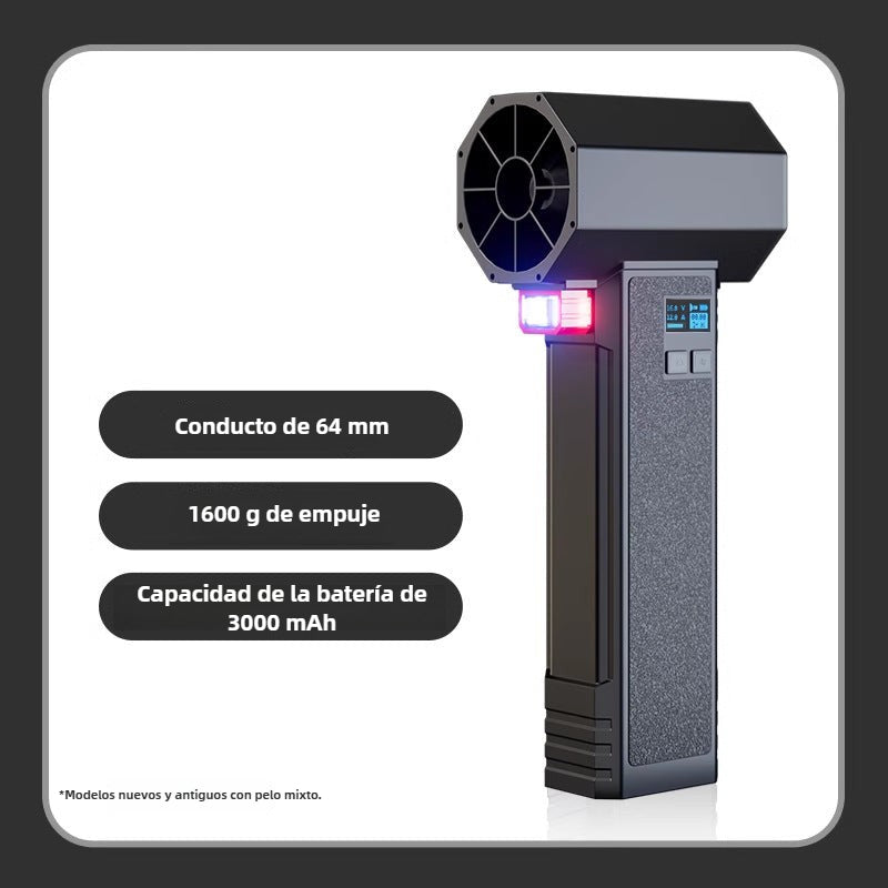 Ventilador Turbo de Alta Velocidad: Turbina Industrial Turbo Fan para Secado, Soplador Profesional de Alta Potencia para Limpieza de Autos