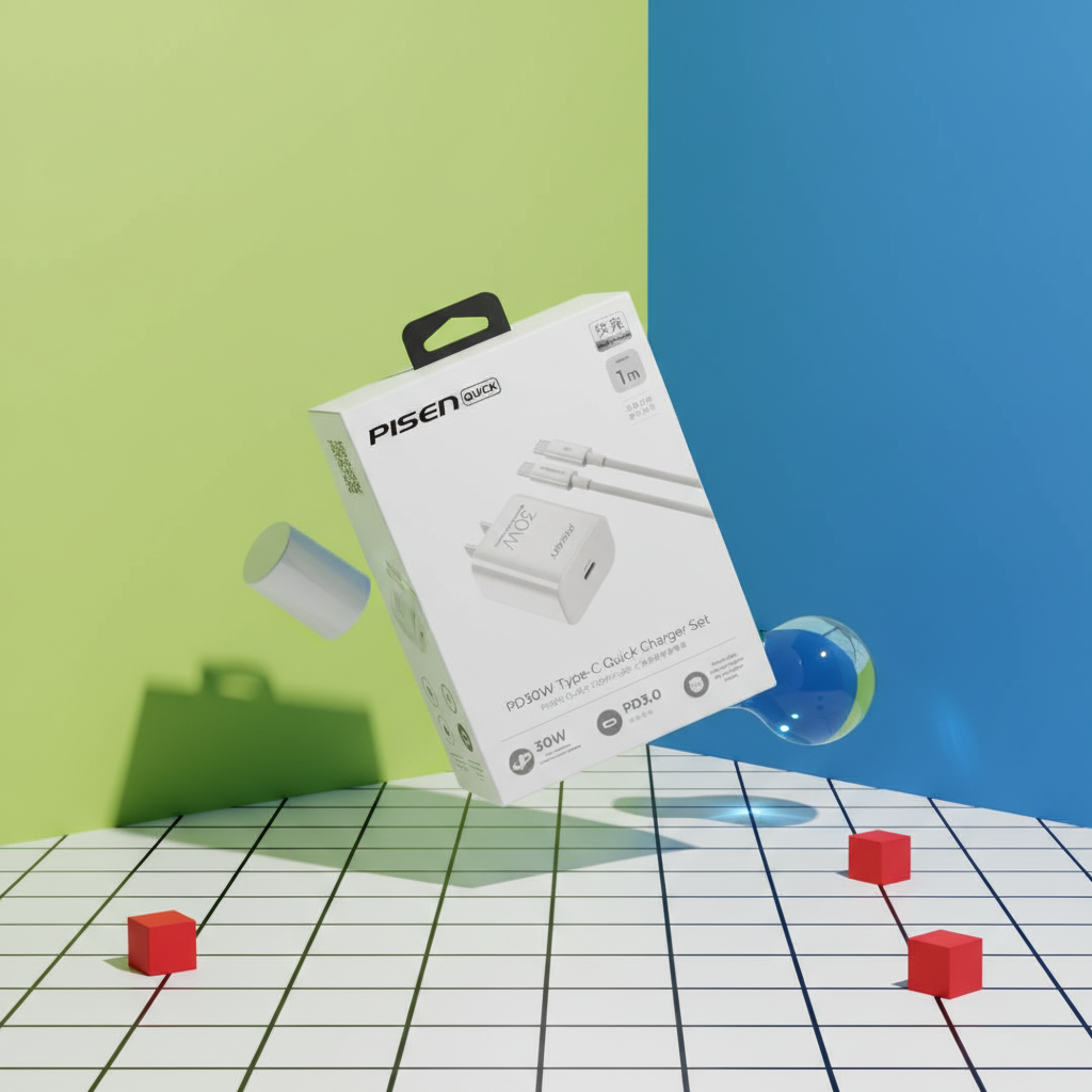 Cargador Rápido PD 30W para iPhone : Cable de Datos Tipo C